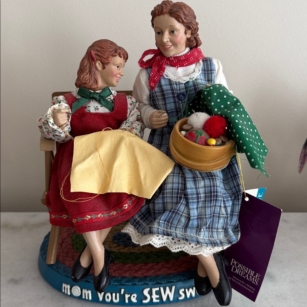 Possible Dreams mom you’re sew sweet clothtique figurine